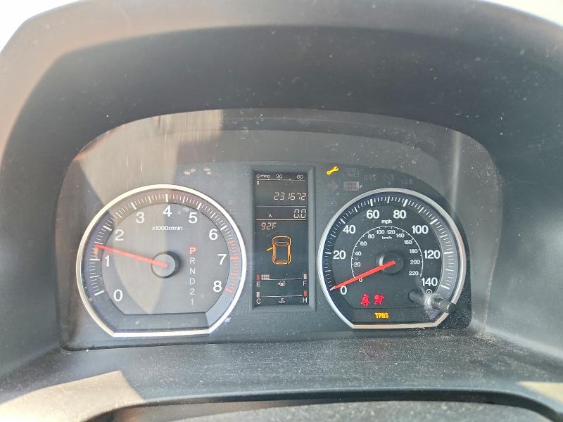 2008 Honda Cr-v VIN JHLRE48518C081099 COPART salvage auction — REAR END, Tx - Salvage Vehicle Title, sold $1,800 on 2026-07-30 (photo 9)