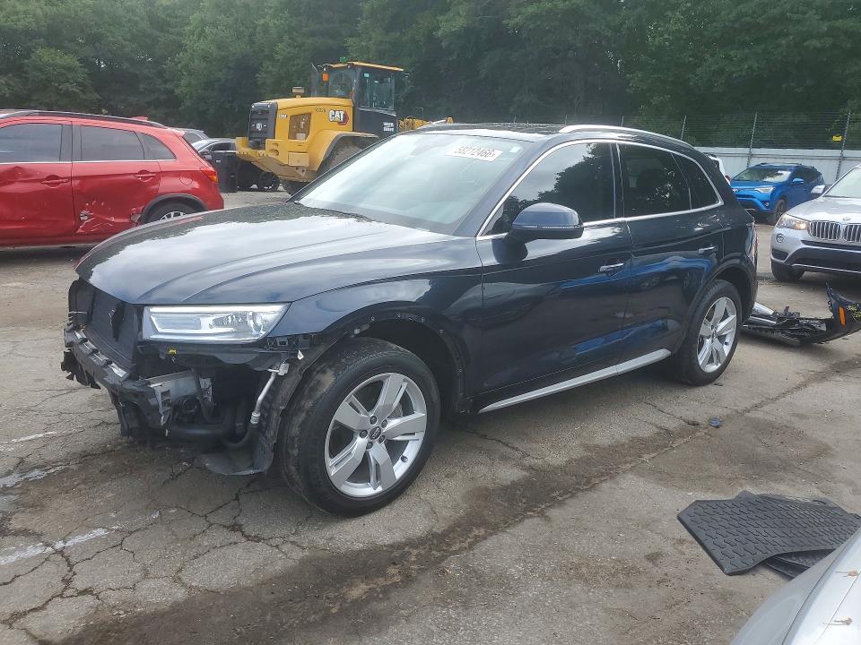 2019 Audi VIN WA1ANAFYXK2117076 COPART salvage auction — FRONT END, Ga - Cert Of Title-Salvage, sold $9,900 on 2026-07-24 (photo 1)