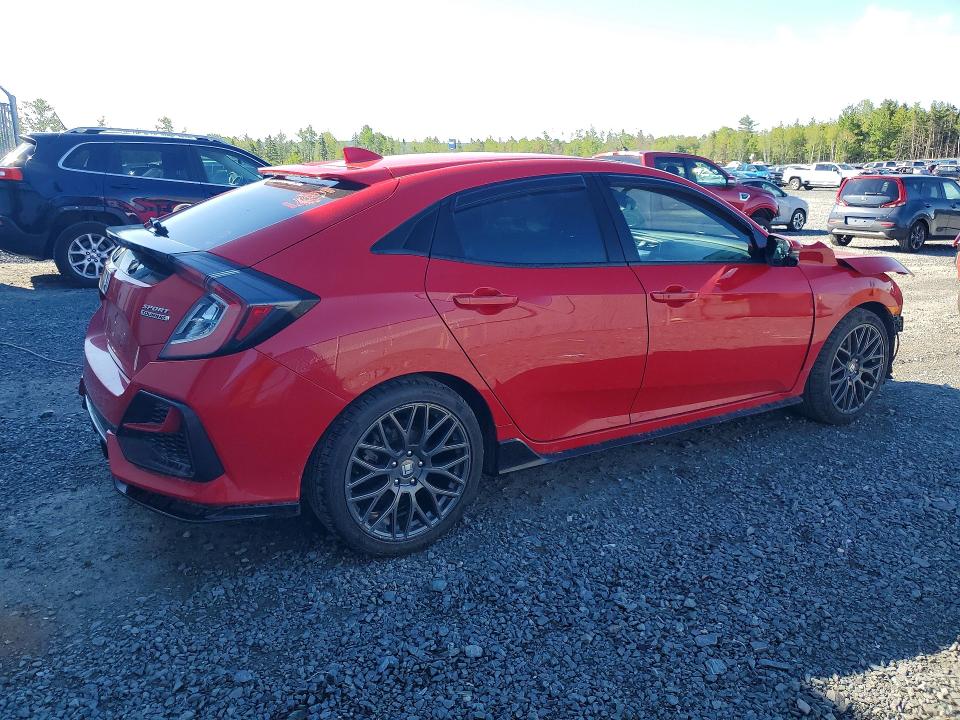 2020 Honda Civic VIN SHHFK7G98LU300942 COPART salvage auction — FRONT END, Ns - Salvage Title, sold $15 on 2026-07-30 (photo 3)