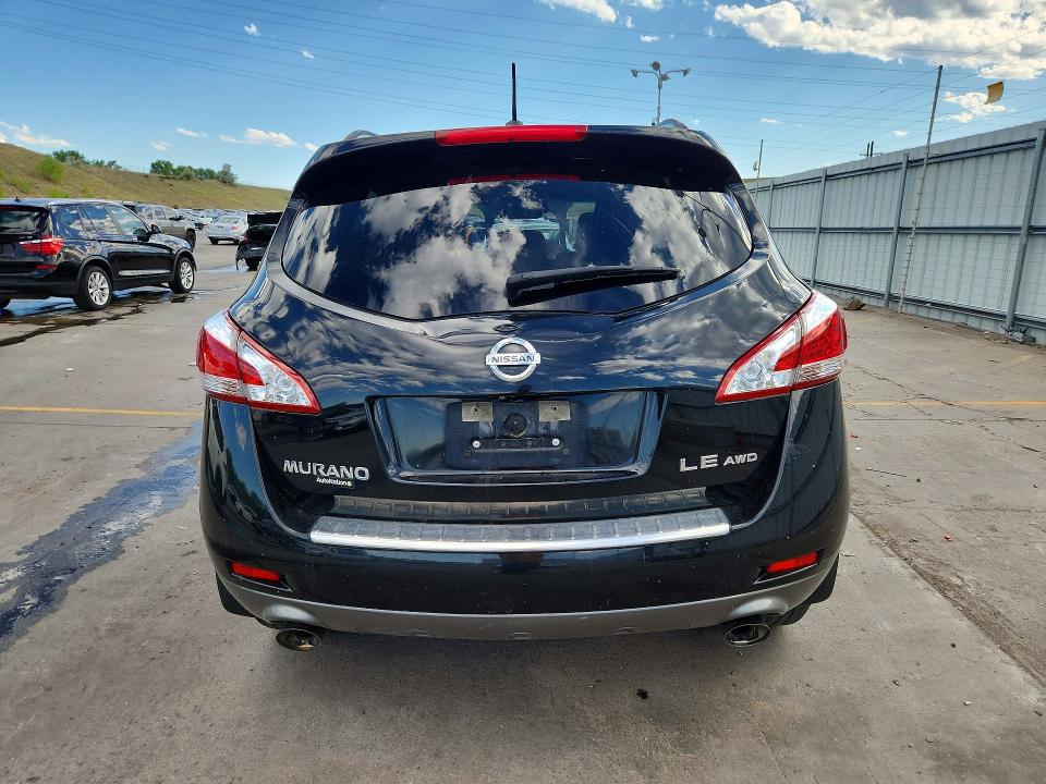 2011 Nissan Murano VIN JN8AZ1MW0BW181703 COPART salvage auction — HAIL, CO - CERTIFICATE OF TITLE, sold $450 on 2026-07-27 (photo 6)