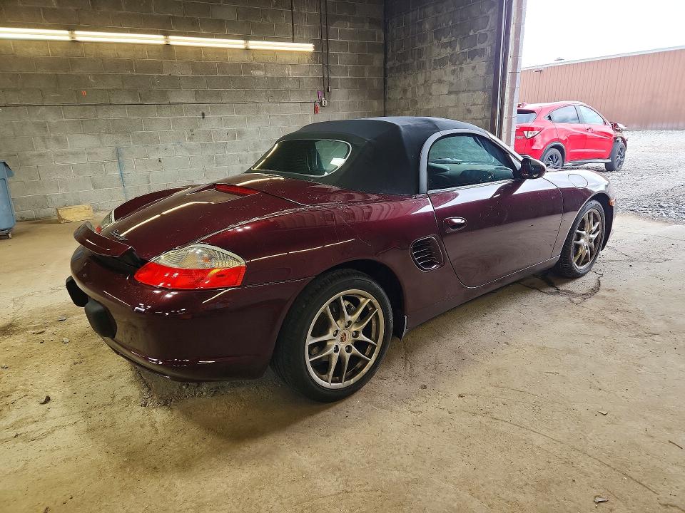 2004 Porsche Boxster VIN WP0CA29884S620524 COPART salvage auction — FRONT END, Ny - Mv-907A Salvage Certificate, sold $1,100 on 2026-08-03 (photo 3)