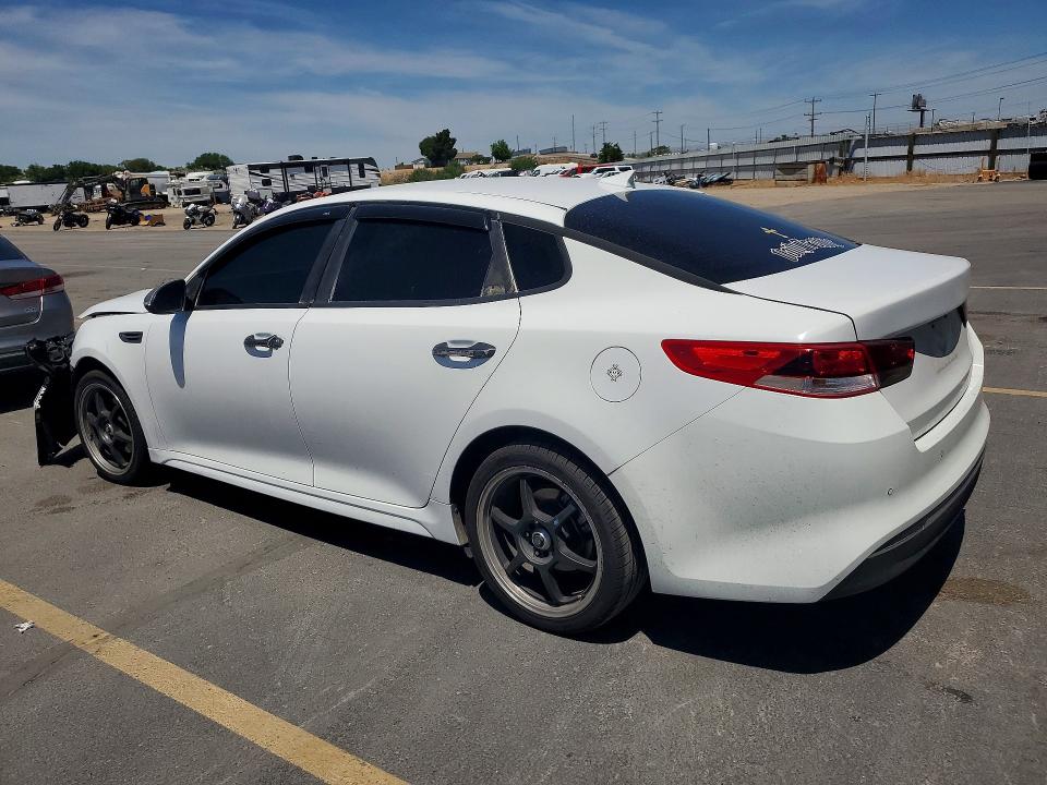 2018 Kia Optima VIN 5XXGT4L30JG262331 COPART salvage auction — FRONT END, Id - Salvage Certificate Of Title, sold $100 on 2026-07-23 (photo 2)