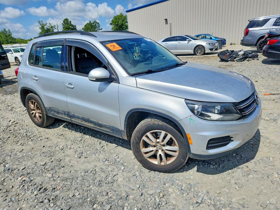 2017 Volkswagen Tiguan VIN WVGAV7AX5HK006088 COPART salvage auction — REAR END, GA - CERT OF TITLE-SALVAGE, sold $300 on 2026-07-30 (photo 4)