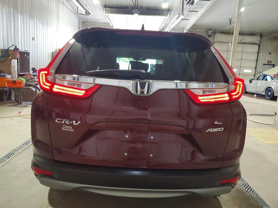 2018 Honda Cr-v VIN 7FARW2H85JE096436 COPART salvage auction — FRONT END, Pa - Certificate Of Salvage, sold $10,400 on 2026-07-13 (photo 6)