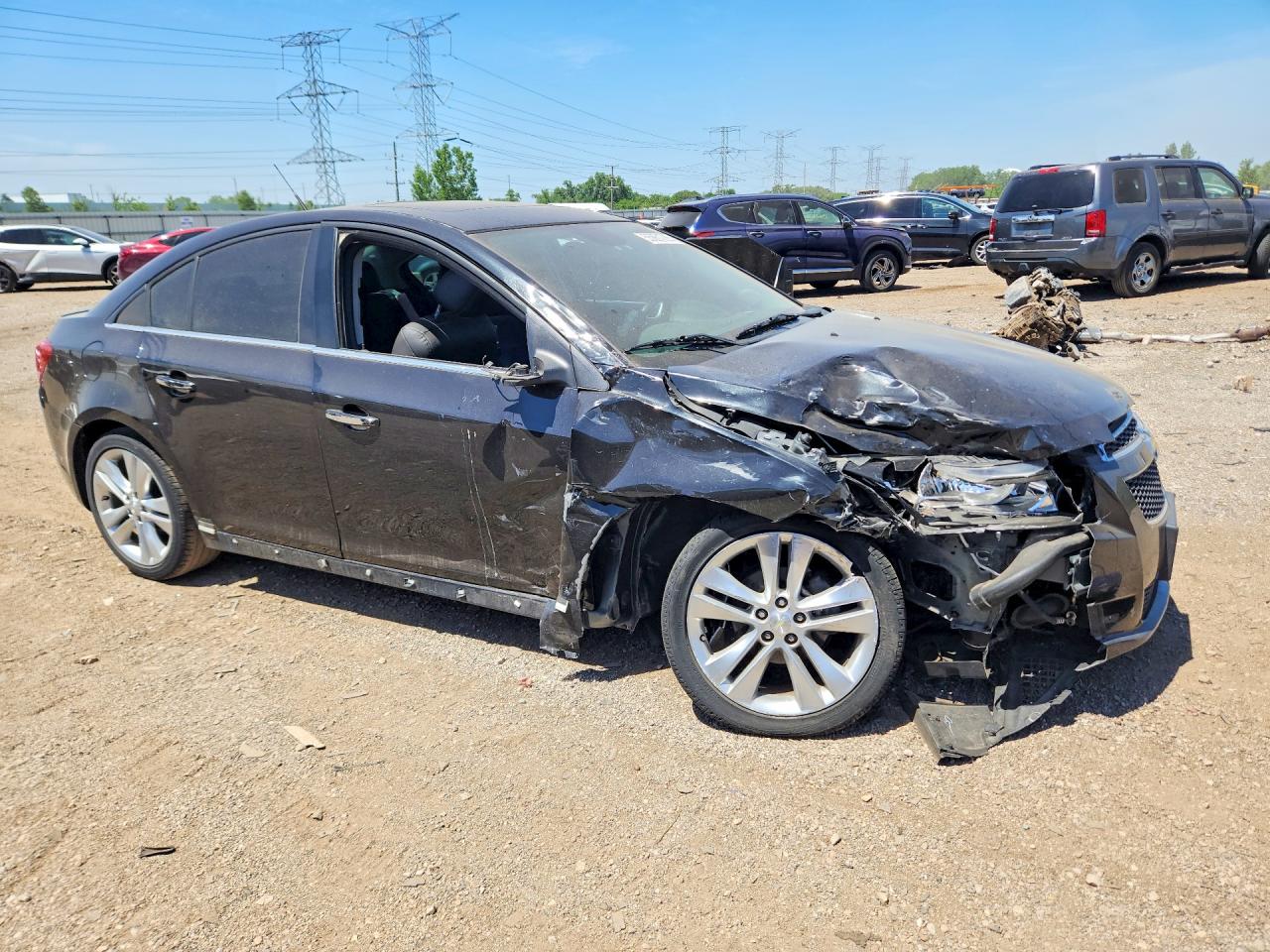 2014 Chevrolet Cruze VIN 1G1PG5SB7E7286748 COPART salvage auction — Front End, IL - SALVAGE CERTIFICATE, sold $400 on 2026-07-09 (photo 4)