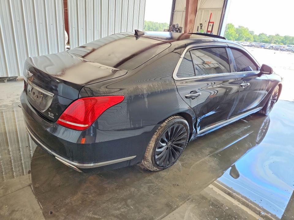 2018 Genesis G90 VIN KMHG54JH9JU042765 COPART salvage auction — SIDE, IL - CERTIFICATE OF TITLE, sold $950 on 2026-07-09 (photo 3)