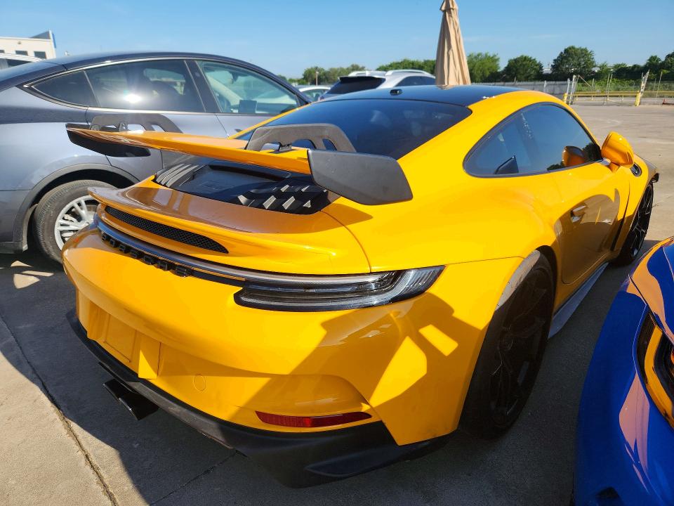 2022 Porsche 911 VIN WP0AC2A99NS270649 COPART salvage auction — FRONT END, Md - Cert Of Salvage > 75% Damage (P), sold $115,000 on 2026-07-02 (photo 3)