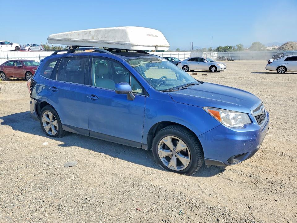 2015 Subaru Forester VIN JF2SJAHC1FH578582 COPART salvage auction — REAR END, Ca - Salvage Certificate, sold $725 on 2026-07-10 (photo 4)