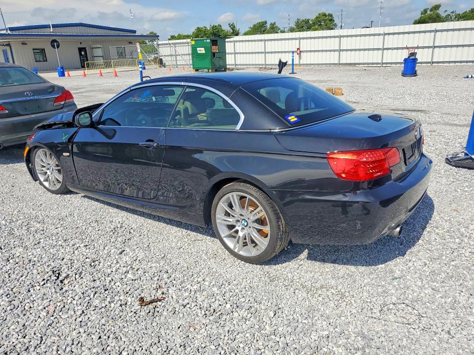 2013 BMW 3er VIN WBADX7C55DJ588987 COPART salvage auction — FRONT END, Tx - Salvage Vehicle Title, sold $550 on 2026-07-06 (photo 2)