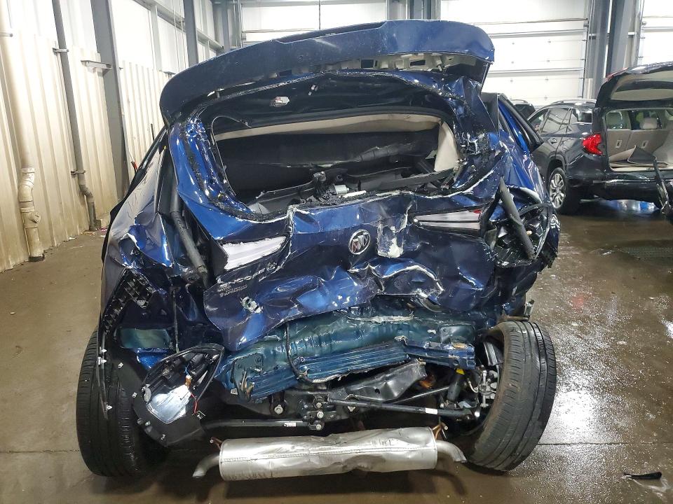 2022 Buick Encore VIN KL4MMESL6NB133670 COPART salvage auction — REAR END, Mn - Cert Of Title-Salvage, sold $700 on 2026-07-07 (photo 6)