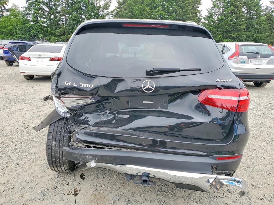 2018 Mercedes-benz Glc VIN WDC0G4KB7JV080638 COPART salvage auction — REAR END, WA - BILL OF SALE, sold $7,200 on 2026-07-17 (photo 6)
