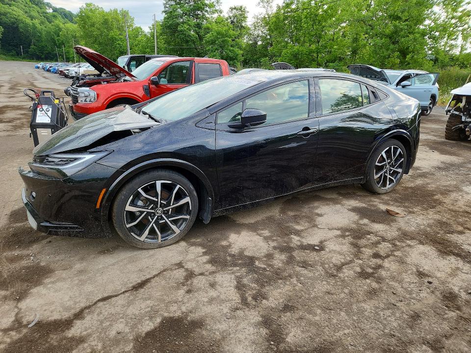 2024 Toyota Prius VIN JTDACACU4R3027214 COPART salvage auction — FRONT END, Ny - Mv-907A Salvage Certificate, sold $9,300 on 2026-07-07 (photo 1)