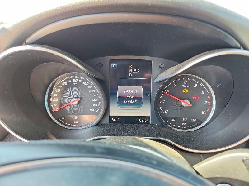 2015 Mercedes-benz C-klasse VIN 55SWF4JB4FU057066 COPART salvage auction — UNDERCARRIAGE, Tx - Salvage Vehicle Title, sold $2,250 on 2026-07-02 (photo 9)