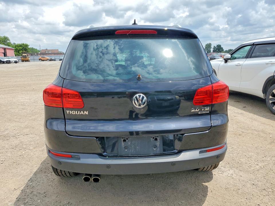 2012 Volkswagen Tiguan VIN WVGBV7AX1CW570875 COPART salvage auction — FRONT END, On - Permit No Brand - Unfit, sold $1,050 on 2026-07-09 (photo 6)