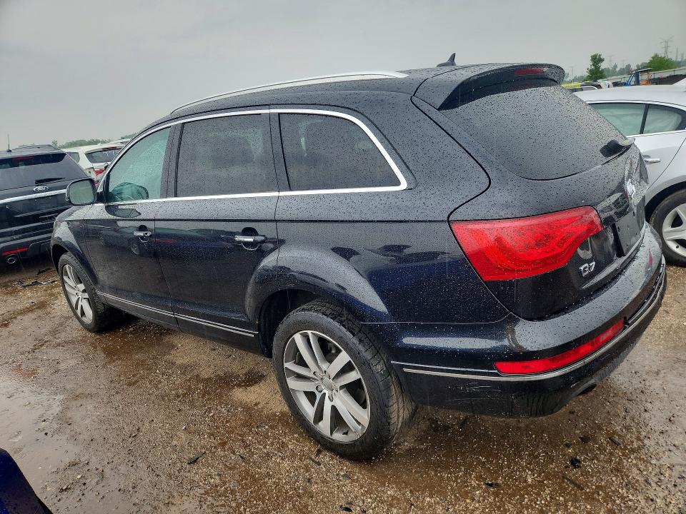 2012 Audi Q7 VIN WA1LGAFE4CD009647 COPART salvage auction — REAR END, Il - Salvage Certificate, sold $700 on 2026-07-23 (photo 2)