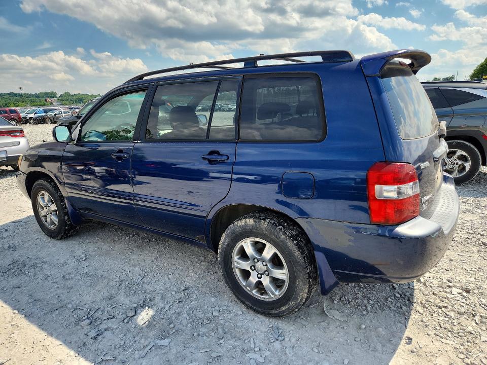 2005 Toyota Highlander VIN JTEEP21AX50075800 COPART salvage auction — MINOR DENT/SCRATCHES, Il - Certificate Of Title, sold $875 on 2026-07-19 (photo 2)