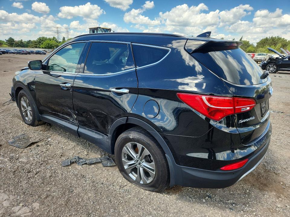 2014 Hyundai Santa fe VIN 5XYZU3LB3EG136103 COPART salvage auction — FRONT END, Il - Salvage Certificate, sold $1,600 on 2026-07-28 (photo 2)