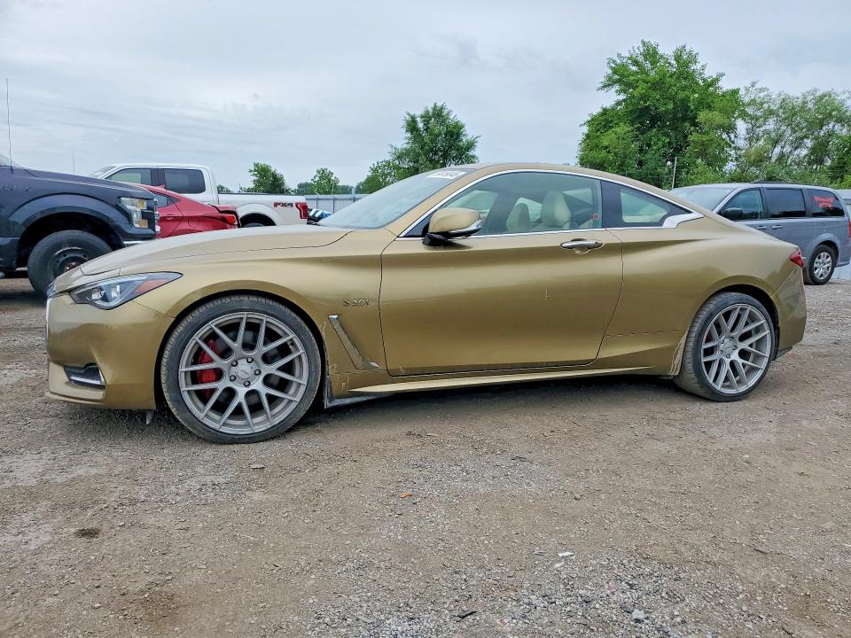 2017 Infiniti Q60 VIN JN1FV7EL0HM700972 COPART salvage auction — MINOR DENT/SCRATCHES, ON - PERMIT NO BRAND - UNFIT, sold $7,400 on 2026-07-15 (photo 1)