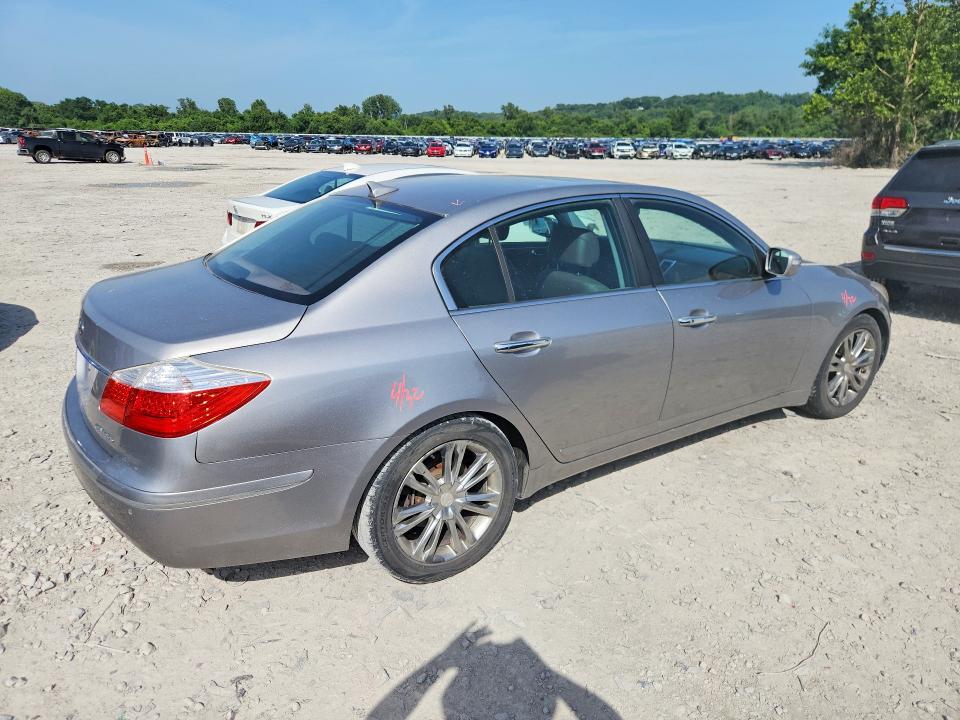 2011 Hyundai Genesis VIN KMHGC4DE2BU138584 COPART salvage auction — SIDE, IL - SALVAGE CERTIFICATE, sold $700 on 2026-07-27 (photo 3)