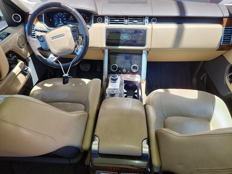 2020 Land rover RANGE ROVER VIN SALGS2RU8LA586786 COPART salvage auction — FRONT END, Az - Cert Of Title - Salvage, sold $12,000 on 2026-07-07 (photo 8)