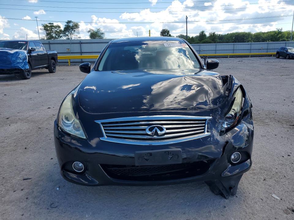 2011 Infiniti G VIN JN1DV6AR4BM650984 COPART salvage auction — FRONT END, Ia - Cert Of Title-Salvage Title, sold $525 on 2026-07-24 (photo 5)