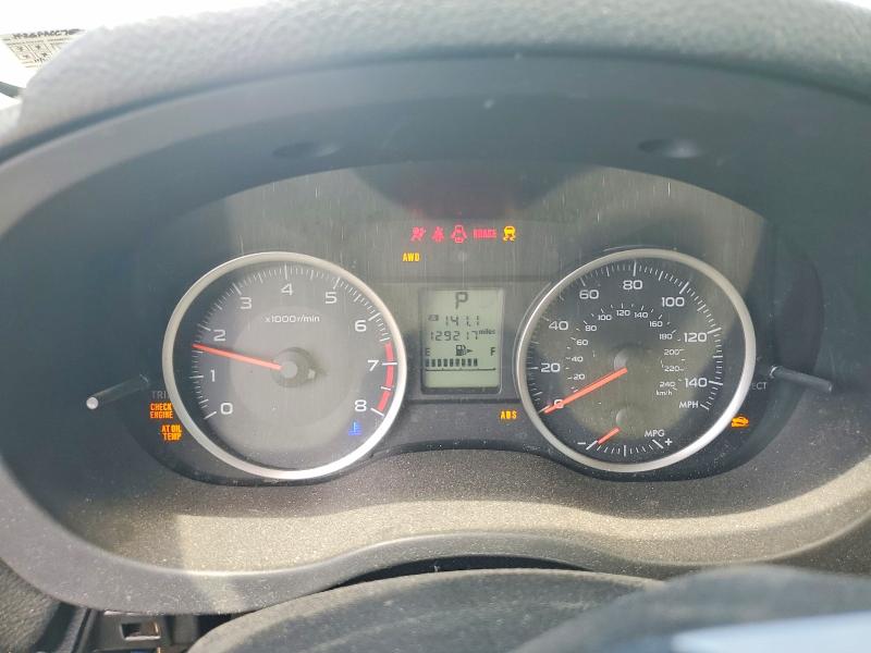 2014 Subaru VIN JF2GPACC7E8244227 COPART salvage auction — FRONT END, Pa - Certificate Of Salvage, sold $575 on 2026-07-10 (photo 9)