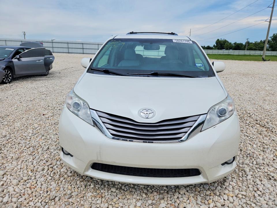 2017 Toyota Sienna VIN 5TDDZ3DC9HS169827 COPART salvage auction — REAR END, Tx - Salvage Vehicle Title, sold $2,150 on 2026-07-09 (photo 5)