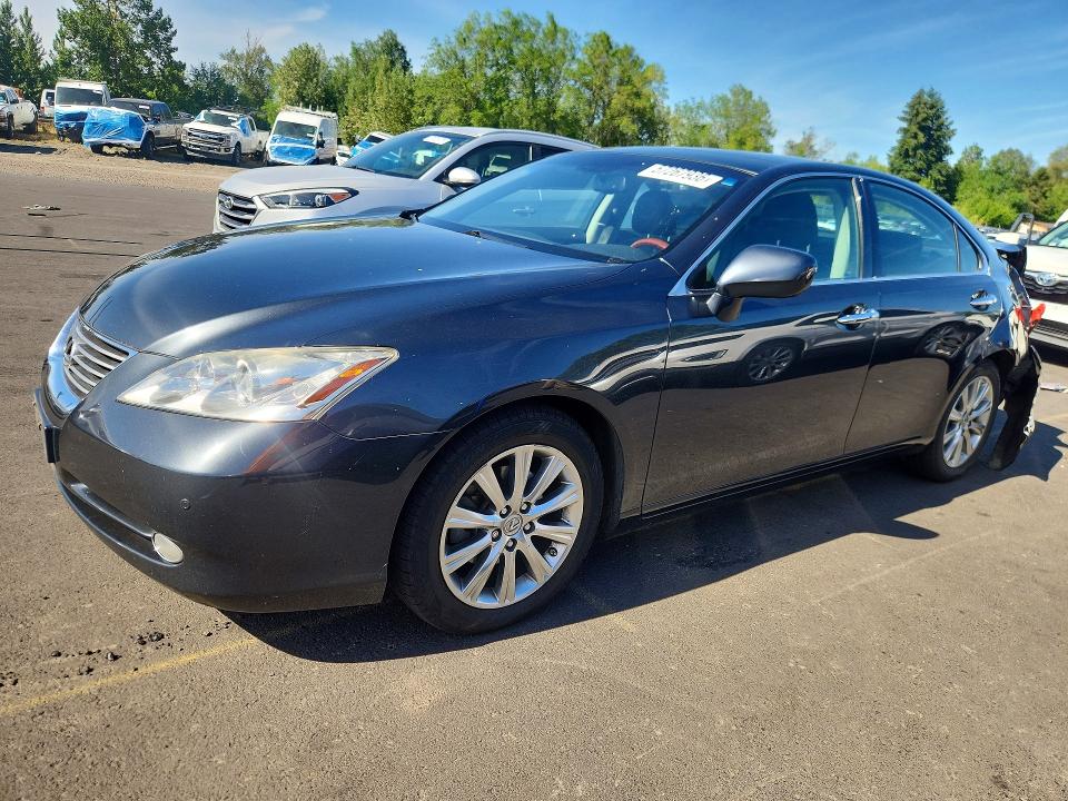2007 Lexus ES VIN JTHBJ46G972080350 COPART salvage auction — REAR END, Or - Salvage Title Certificate, sold $100 on 2026-07-22 (photo 1)
