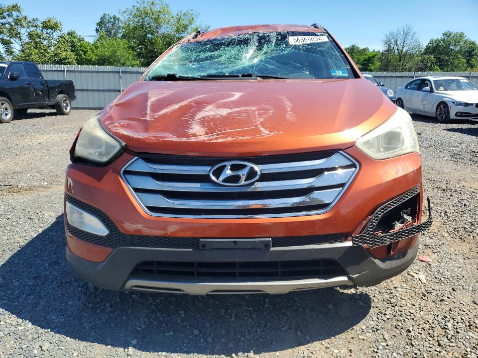 2013 Hyundai Santa fe VIN 5XYZU3LA2DG047239 COPART salvage auction — ROLLOVER, Pa - Cert Of Title, sold $775 on 2026-07-31 (photo 5)