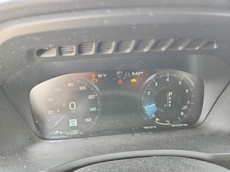 2020 Volvo VIN YV4102CK7L1588634 COPART salvage auction — FRONT END, Tx - Salvage Vehicle Title, sold $6,300 on 2026-08-18 (photo 9)