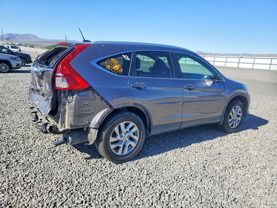 2015 Honda Cr-v VIN 5J6RM4H72FL010146 COPART salvage auction — REAR END, Nv - Salvage Title, sold $6,500 on 2026-07-09 (photo 3)