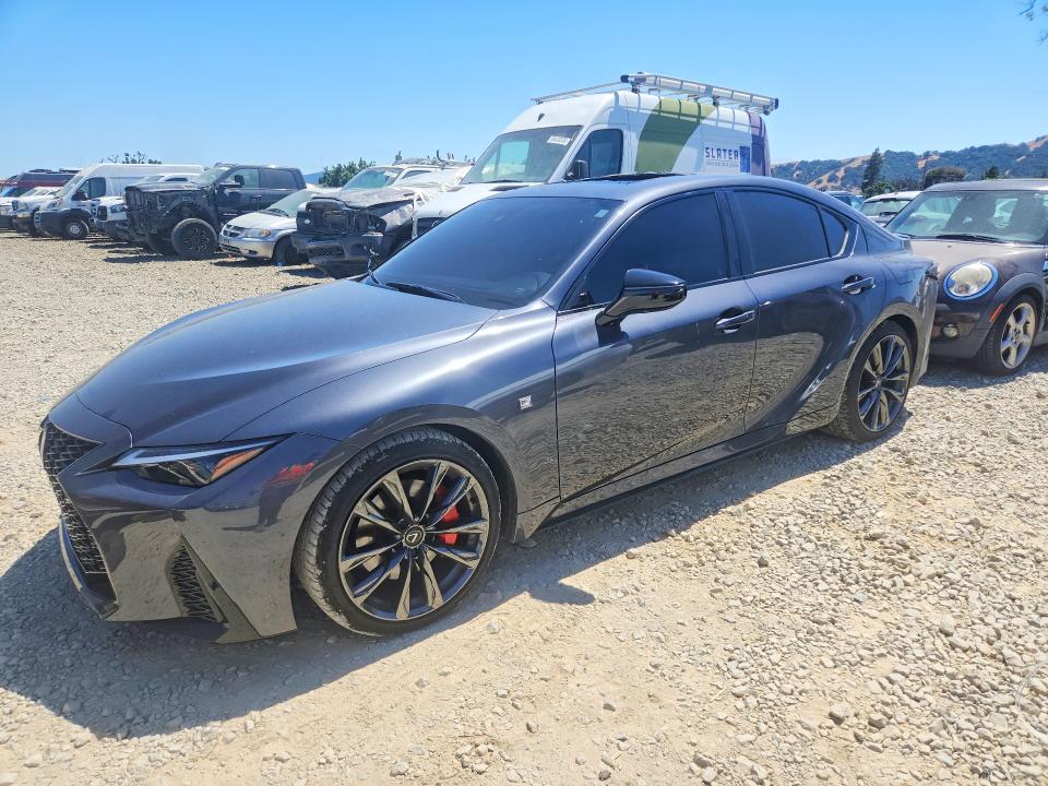 2025 Lexus Is 350 VIN JTHGZ1B20S5091686 COPART salvage auction — VANDALISM, CA - SALVAGE CERTIFICATE, sold $10,200 on 2026-07-21 (photo 1)