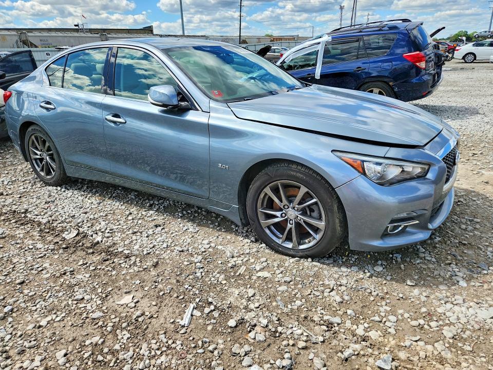 2017 Infiniti Q50 VIN JN1EV7AP9HM742643 COPART salvage auction — MINOR DENT/SCRATCHES, Oh - Cert Of Title-Rebuilt Salvage, sold $1,450 on 2026-07-14 (photo 4)