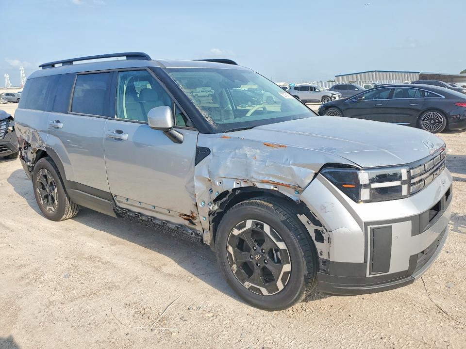2025 Hyundai Santa fe VIN 5NMP24GLXSH100660 COPART salvage auction — FRONT END, LA - CERT OF TITLE-SALVAGE, sold $8,300 on 2026-07-28 (photo 4)