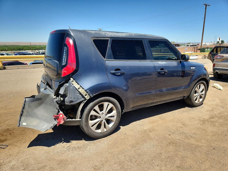2015 Kia Soul VIN KNDJP3A54F7115535 COPART salvage auction — REAR END, Nm - Cert Of Title-Salvage, sold $1,050 on 2026-07-09 (photo 3)