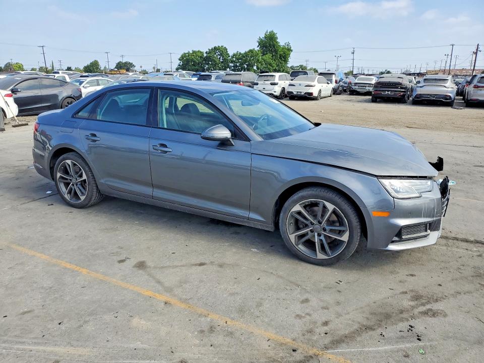 2019 Audi A4 VIN WAUGMAF44KA109820 COPART salvage auction — FRONT END, Ca - Salvage Certificate, sold $5,800 on 2026-07-29 (photo 4)