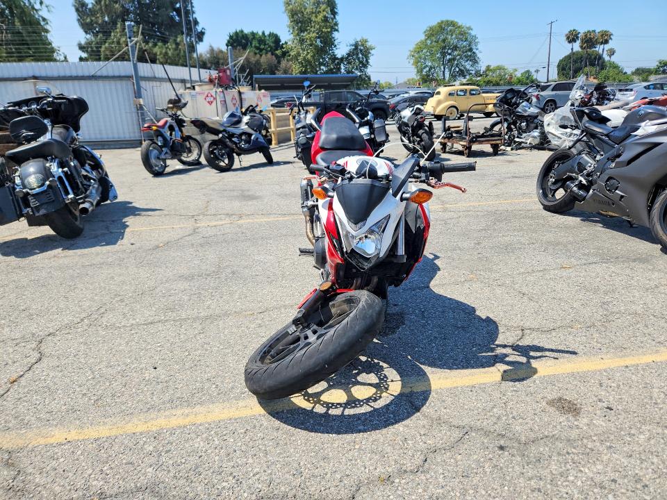 2015 Honda Cb VIN MLHPC4513F5200006 COPART salvage auction — FRONT END, Ca - Salvage Certificate, sold $425 on 2026-07-09 (photo 2)