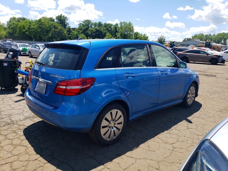 2015 Mercedes-benz B-klasse VIN WDDVP9AB5FJ004527 COPART salvage auction — FRONT END, Ct - Cert Of Title-Salvage, sold $1,150 on 2026-07-07 (photo 3)