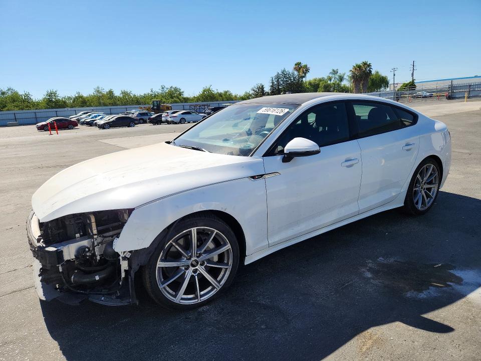 2025 Audi A5 VIN WAUDACF56SA005667 — COPART salvage auction photo