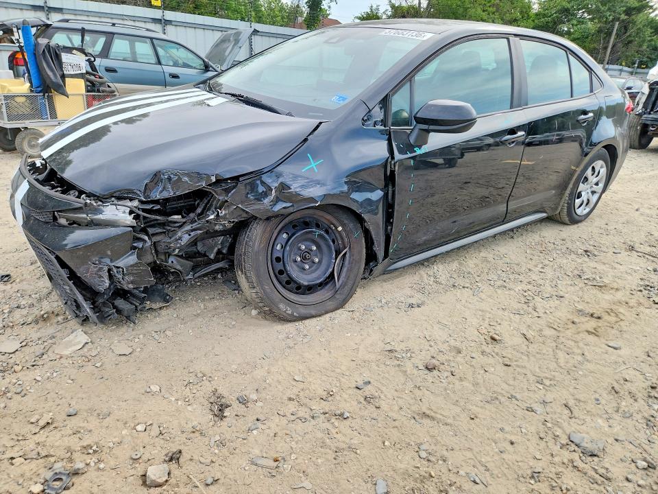 2022 Toyota VIN 5YFEPMAE2NP307864 COPART salvage auction — FRONT END, VA - CERT OF TITLE - SALVAGE, sold $125 on 2026-07-28 (photo 1)