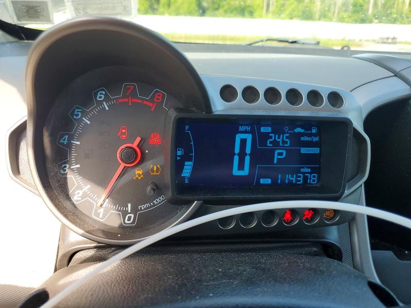 2012 Chevrolet SONIC VIN 1G1JC6SH5C4175691 COPART salvage auction — ALL OVER, NY - MV-907A SALVAGE CERTIFICATE, sold $375 on 2026-07-06 (photo 9)