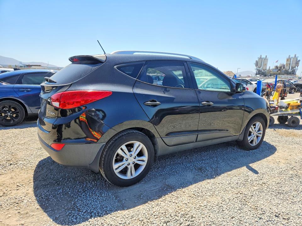 2013 Hyundai VIN KM8JU3ACXDU712836 COPART salvage auction — SIDE, CA - SALVAGE CERTIFICATE, sold $1,600 on 2026-07-24 (photo 3)