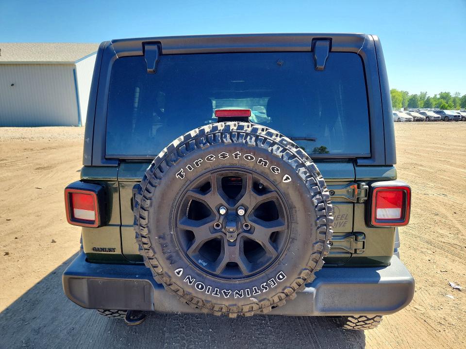 2020 Jeep Wrangler unlimited VIN 1C4HJXDN4LW301645 COPART salvage auction — FRONT END, OH - CERT OF TITLE-SALVAGE, sold $7,200 on 2026-07-20 (photo 6)