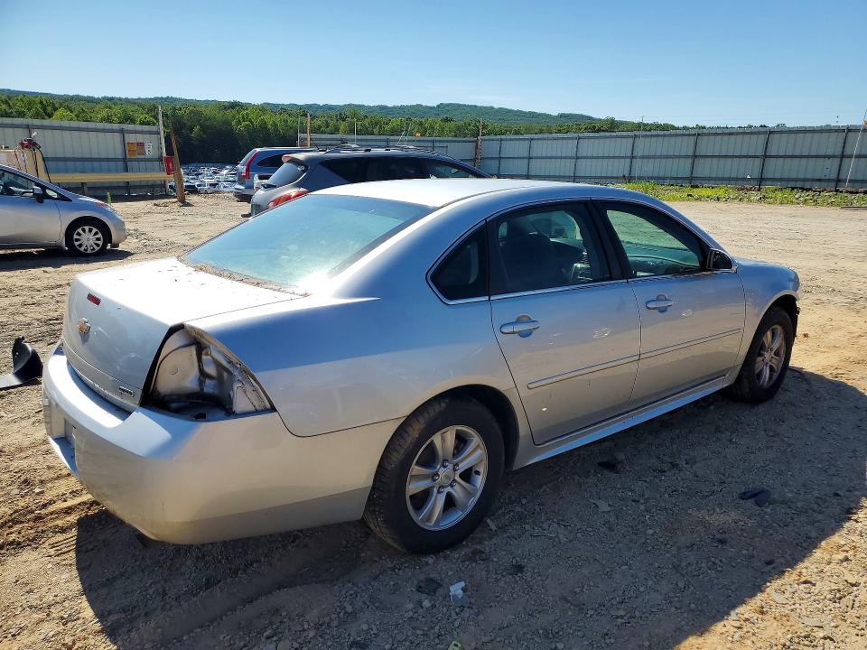 2014 Chevrolet Impala limited VIN 2G1WA5E39E1141628 COPART salvage auction — FRONT END, VA - CERTIFICATE OF TITLE, sold $2,400 on 2026-07-17 (photo 3)