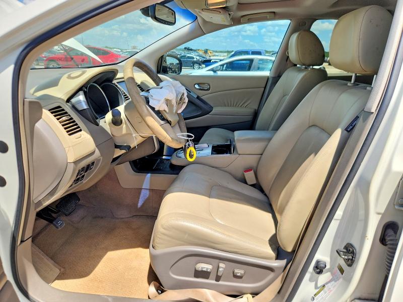 2009 Nissan Murano VIN JN8AZ18U69W028424 COPART salvage auction — FRONT END, Tx - Salvage Vehicle Title, sold $1,300 on 2026-07-30 (photo 7)