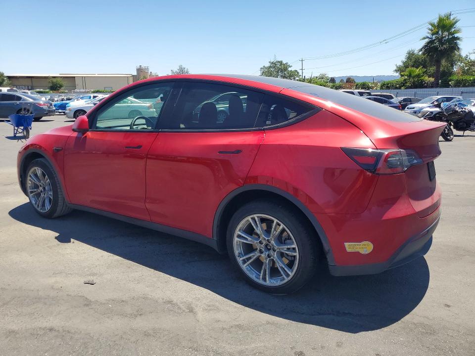 2021 Tesla Model y VIN 5YJYGDEE7MF271848 COPART salvage auction — SIDE, Ca - Salvage Certificate, sold $6,100 on 2026-07-23 (photo 2)