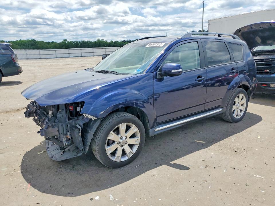 2013 Mitsubishi Outlander VIN JA4JT3AW4DU002455 COPART salvage auction — FRONT END, Va - Cert Of Title - Salvage, sold $225 on 2026-07-08 (photo 1)