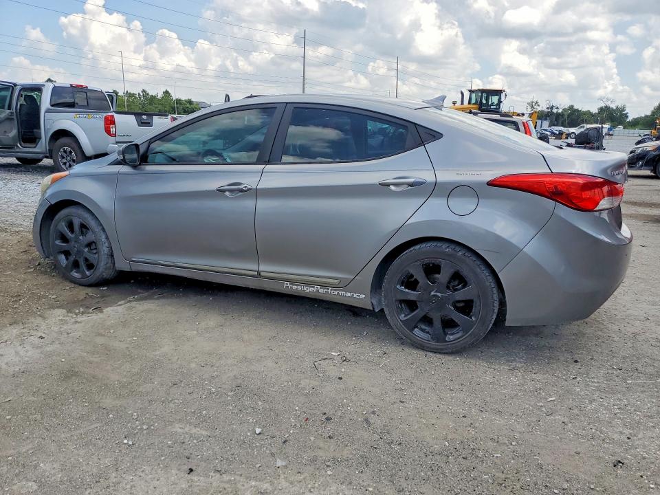 2012 Hyundai Elantra VIN KMHDH4AE9CU265102 COPART salvage auction — REAR END, Fl - Cert Of Title Slvg Rebuildable, sold $1,350 on 2026-07-17 (photo 2)