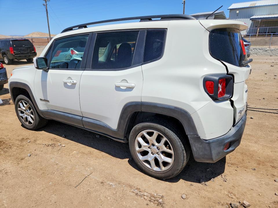2017 Jeep Renegade VIN ZACCJBBB9HPF98986 COPART salvage auction — REAR END, Nm - Cert Of Title-Salvage, sold $525 on 2026-07-13 (photo 2)