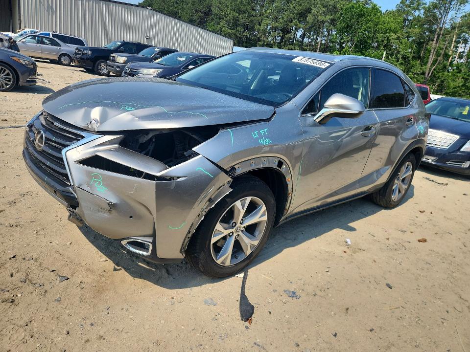 2017 Lexus Nx VIN JTJBARBZ9H2103579 COPART salvage auction — FRONT END, Md - Cert Of Salvage > 75% Damage, sold $4,100 on 2026-07-28 (photo 1)